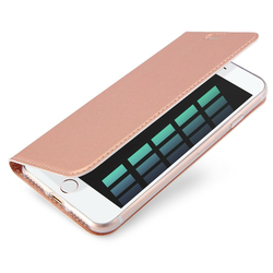 Modni etui/ovitek Skin za iPhone 8/iPhone 7 iz umetnega usnja-roza