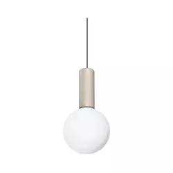 Ideal Lux - LED luster na sajli ODEON LED/8W/230V CRI 90, prečnik 15 cm, bež/bela