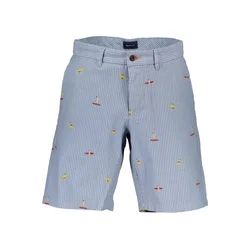 GANT BLUE MEN'S BERMUDA TROUSERS