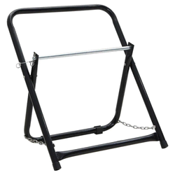 Stalak za kolut za crijevo 48 cm 45 kg crni čelični