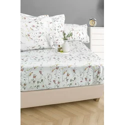 Lessentiel Maison Set satenske singl posteljine, Beli