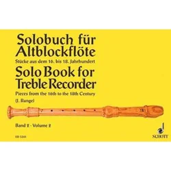 SOLO BOOK FOR TREBLE RECORDER VOL.2