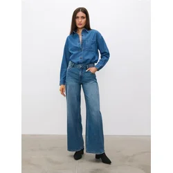 Sinsay - Wide leg farmerke - plava