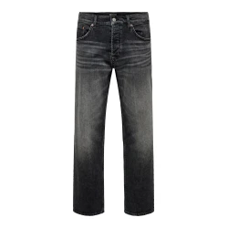 Only & Sons Kavbojke ONSEdge črn denim
