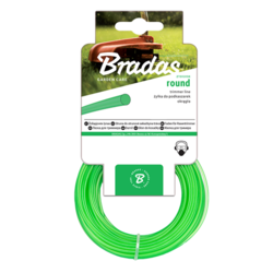 Bradas Rezna nit za trimere, Okrugla, 3 mm x 50 m, Zelena