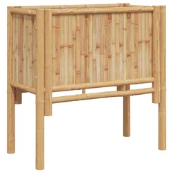 Povišena gredica Smeđa 70 x 35 x 70 cm bambus