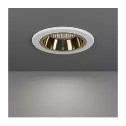 Eglo 902299-LED RGBW prigušiva zadimljeno plafonsko svetlo YEBRA-Z LED/4,8W/230V IP44 bela/zlatna
