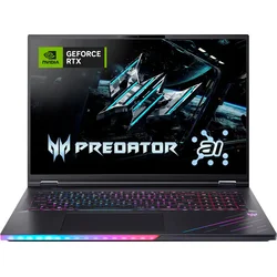 Acer - Predator Helios 18 AI - 18 250Hz Gaming Laptop - 2560 x 1600 -Intel Core Ultra 9 - NVIDIA GeForce RTX 5080 – 32GB – 1TB - Abyssal Black