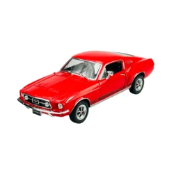 shumee WELLY 1967 FORD MUSTANG GT RDEČ 1:24 22522