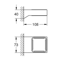 GROHE držalo Selection Cube (40865000)