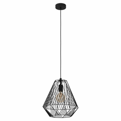 EGLO Viseća lampa STYPE E27 33 cm crna 43692