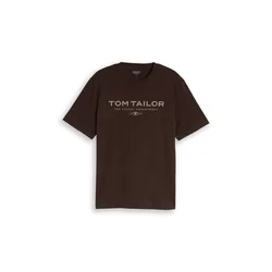 TOM TAILOR Majica mokka/temno rjava