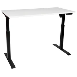 Elektropodesivi sto Ergodynamic A3, Sa jednim motorom, 1200 x 600 x 25mm, Beli