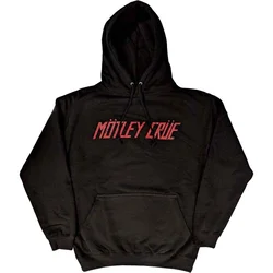 Mötley Crüe Distressed Logo Black M Kapuco
