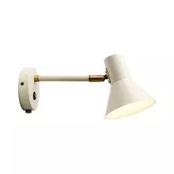 Halo Design 747443 - Zidna lampica STYLE 1xE14/25W/230V krem/mesing