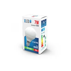 XLED E14 7W, P45 NB LED Sijalica 4000K,560Lm,Mini,220V,Bela