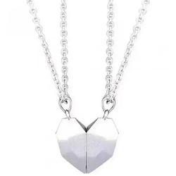 Ogrlice Magnet Heart - Srebrna KP26948