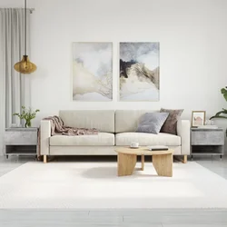 Stolići za kavu 2 kom boja betona 50x46x50 cm konstruirano drvo