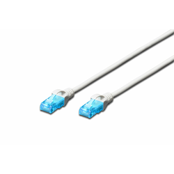 CAT 5e U-UTP patch kabel, PVC AWG 26/7, length 1 m, color white