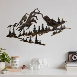 Atelier Del Sofa Zidna dekoracija Mountain-1, 70 cmx40 cm, Šarena