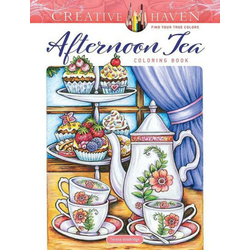 CREATIVE HAVEN AFTERNOON TEA COLORING BK