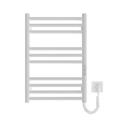 Kupatilski rebrasti radijator HF GREENWICH 100W/230V 57x43 cm, beli, okrugli