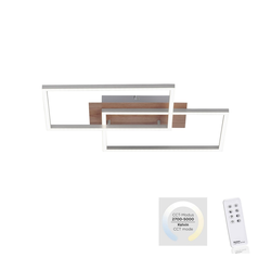 Leuchten Direkt 14018-78 - LED prigušiva svetiljka IVEN 2xLED/15W/230V + daljinski upravljač