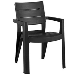 Baštenska stolica Ibiza 61x65x83cm boja grafit 048 Allibert