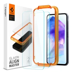 Spigen - Glas.tR Align Master (2 kom) za Samsung Galaxy A55 5G - Prozirni