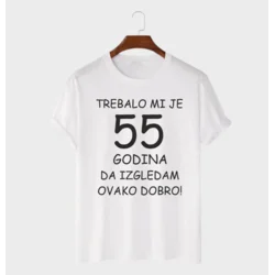 MAFIMI Majica Trebalo mi je 55 Godina, Bela
