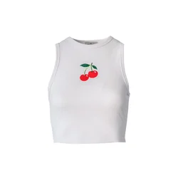 Pineapples Dont Have Sleeves Top Cherry On Top Tank bela