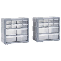 Organizatori s 12 ladica 2 kom 26,5 x 16 x 26 cm