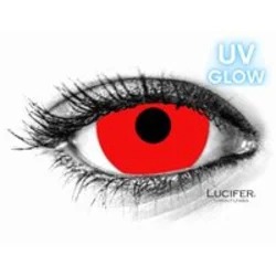 GLOW RED UV MINI SCLERA barvne leče