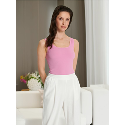 Sinsay - Top u stilu negližea - roze