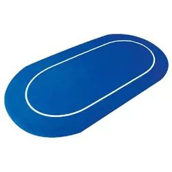 Ovalna poker podloga Blue 180x90cm