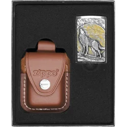Darilni set vžigalnikov ZIPPO WOLF AT MOONLIGHT št. 4