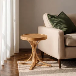 Hanah Home pomoćni sto Hilton 60, 60 cm, hrast