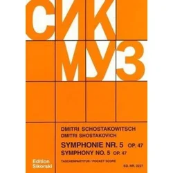SHOSTAKOVICH:SYMPHONY NO.5,OP.47 STUDY SCORE