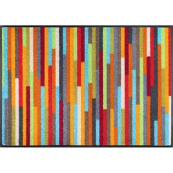 wash+dry PREDPRAŽNIK Mikado Stripes 60/85 cm potiskano večbarvno
