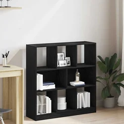 Ormar za knjige crni hrast 97,5x29,5x100 cm konstruirano drvo