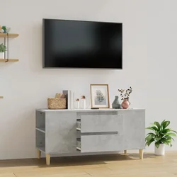 TV ormarić boja betona 102 x 44,5 x 50 cm od konstruiranog drva