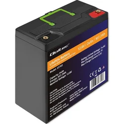 Qoltec LiFePO4 Baterija 12.8V 24Ah 307.2Wh BMS