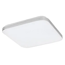 Rabalux Plafonjera Oscar2, 18W, Kvadratna, Srebrne boje