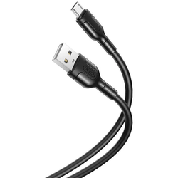 XO XO Kabel USB - Micro USB, 1m, 2.1A, črn