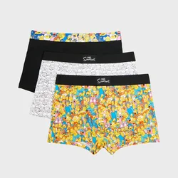Cropp - Pakovanje od 3 para bokserica The Simpsons - CRNO