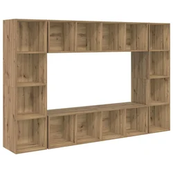 Vidaxl Komplet TV omaric 4 szt. Rjava 37 x 37 x 142,5 cm