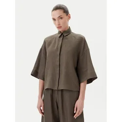 Max Mara Leisure Srajca Mirano 2516111028 Zelena Relaxed Fit