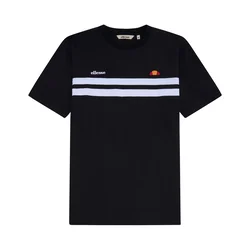 ELLESSE Majica Venire črna/bela