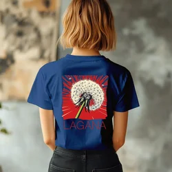 Camiseta Majica sa štampanim printom Cam 966B, Ženska, Borovnica