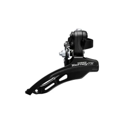 MENJAČ PREDNJI SHIMANO TOURNEY FD-TZ510-DS6 3(FRICTION)X6/7 SA ŠELNOM 28.6mm 48T TOP DOWN-SWING DOWN-PULL